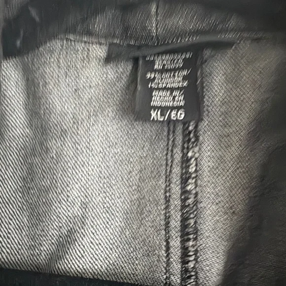 Apostrophe black washed denim jacket - Picture 3 of 3